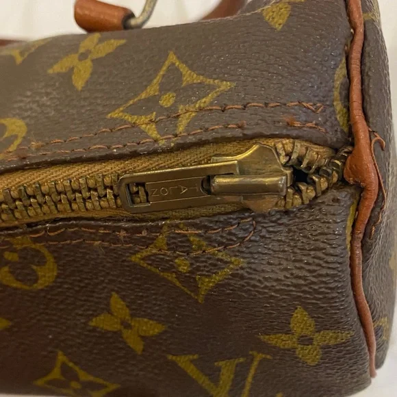 Louis Vuitton Brown and Gold Monogram Satchel - Picture 6 of 7